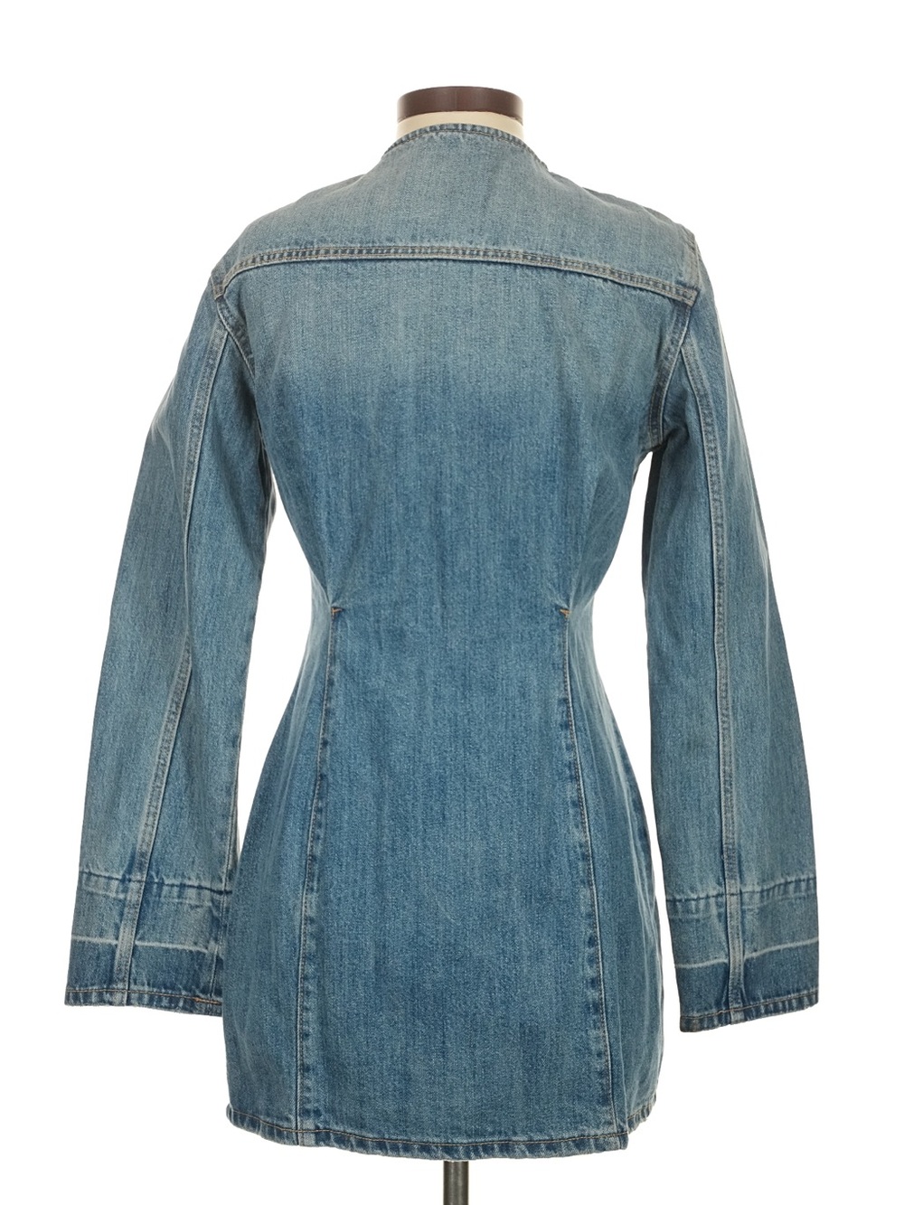 Zara Denim Longline Jacket Dress - Picture 2 of 4